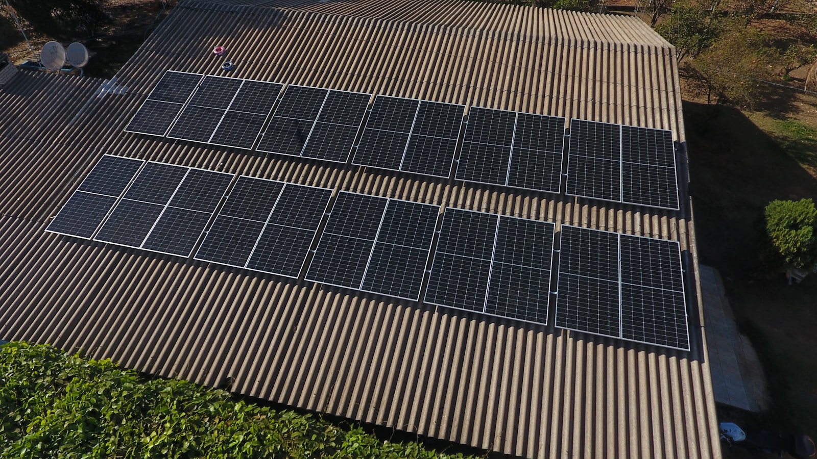 Solar panels being installed on a UK residential rooftop
